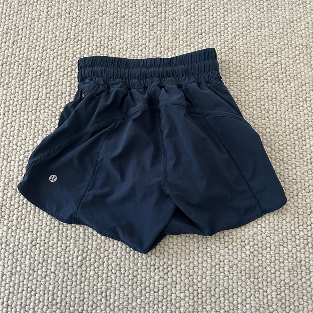 Lululemon Athletica Dark Blue Athletic Shorts